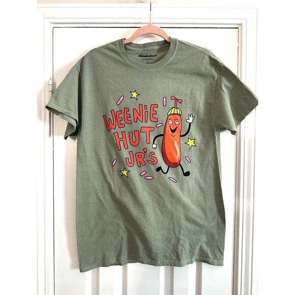 NWOT Licensed Nickelodeon SpongeBob SquarePants Weenie Hut Jr’s Tee Unisex Sz M - Picture 3 of 4